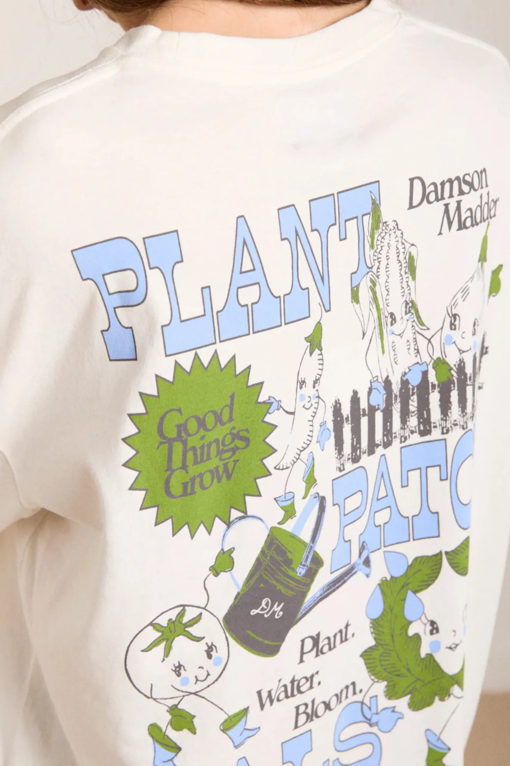 Plant Patch Pals Long Sleeve Tee (Ecru)