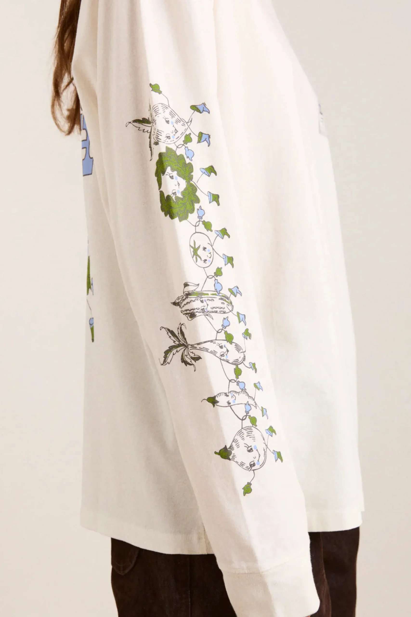 Plant Patch Pals Long Sleeve Tee (Ecru)