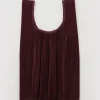 Pleated Baggu (Mahogany)