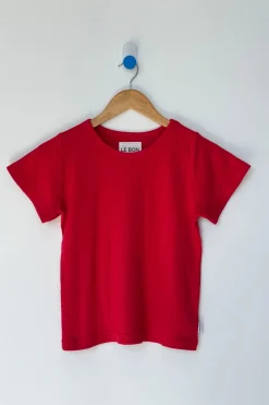 Pointelle Babe Tee (Red Apple)