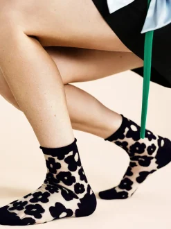 Pop Sheer Short Crew (Black)