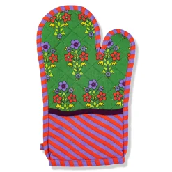Pot Holder & Oven Mitt (Green)