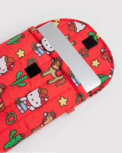 Puffy Laptop Sleeve (Hello Kitty Western)