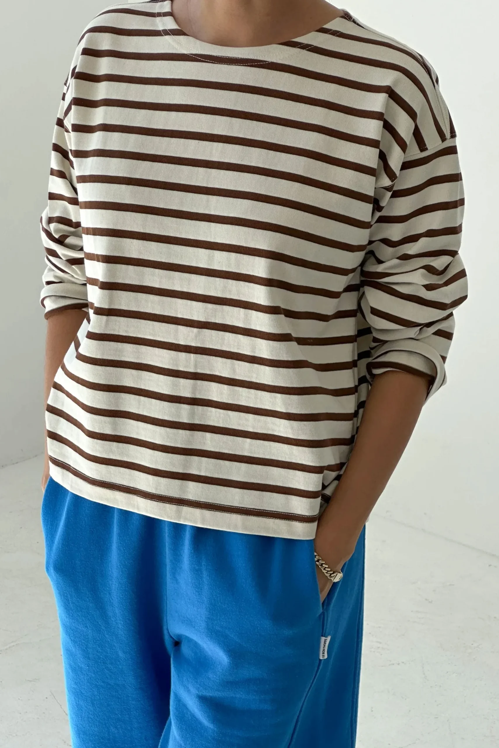 Sailor Top (Coffee Stripe)