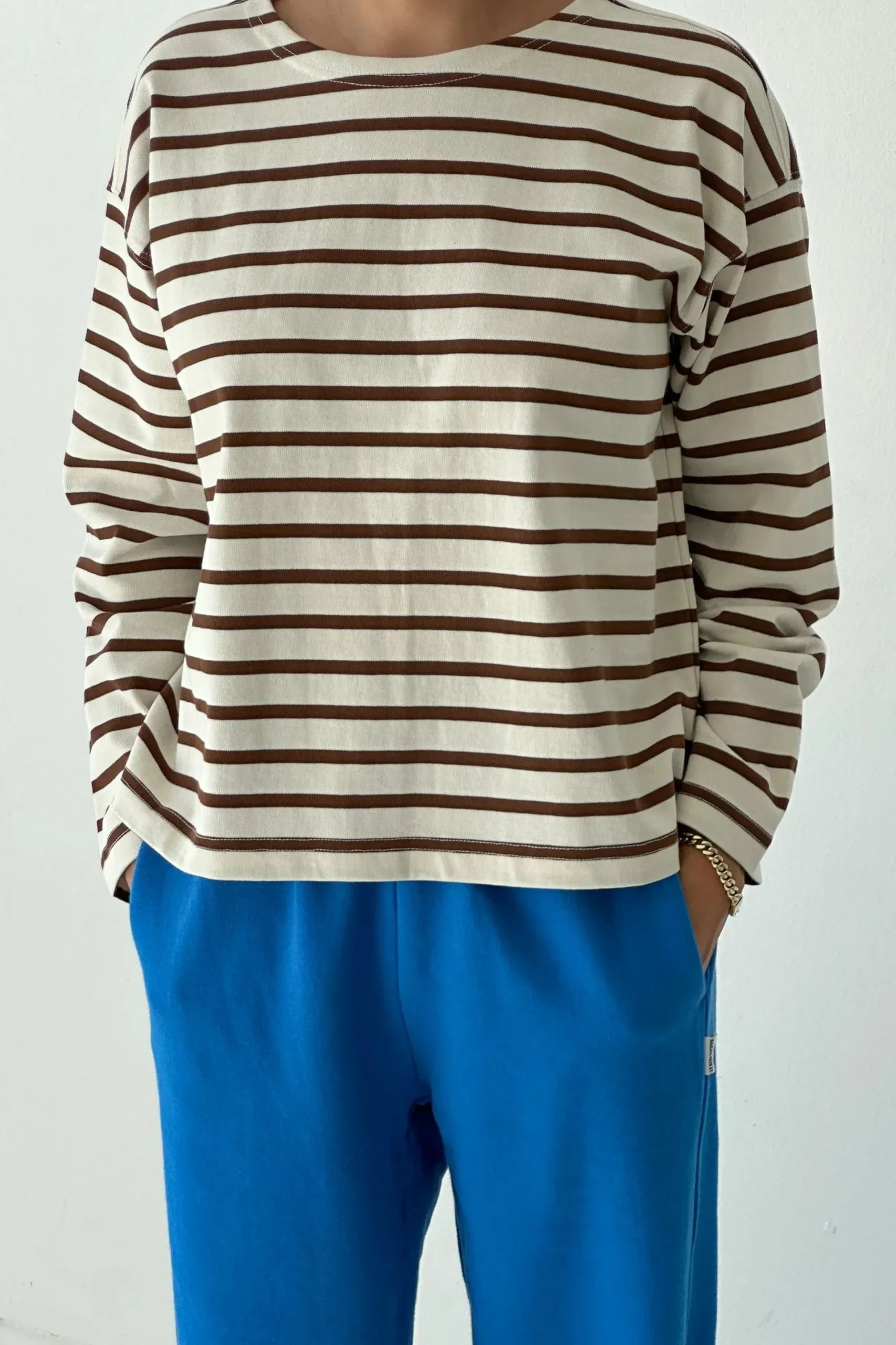 Sailor Top (Coffee Stripe)