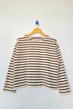 Sailor Top (Coffee Stripe)