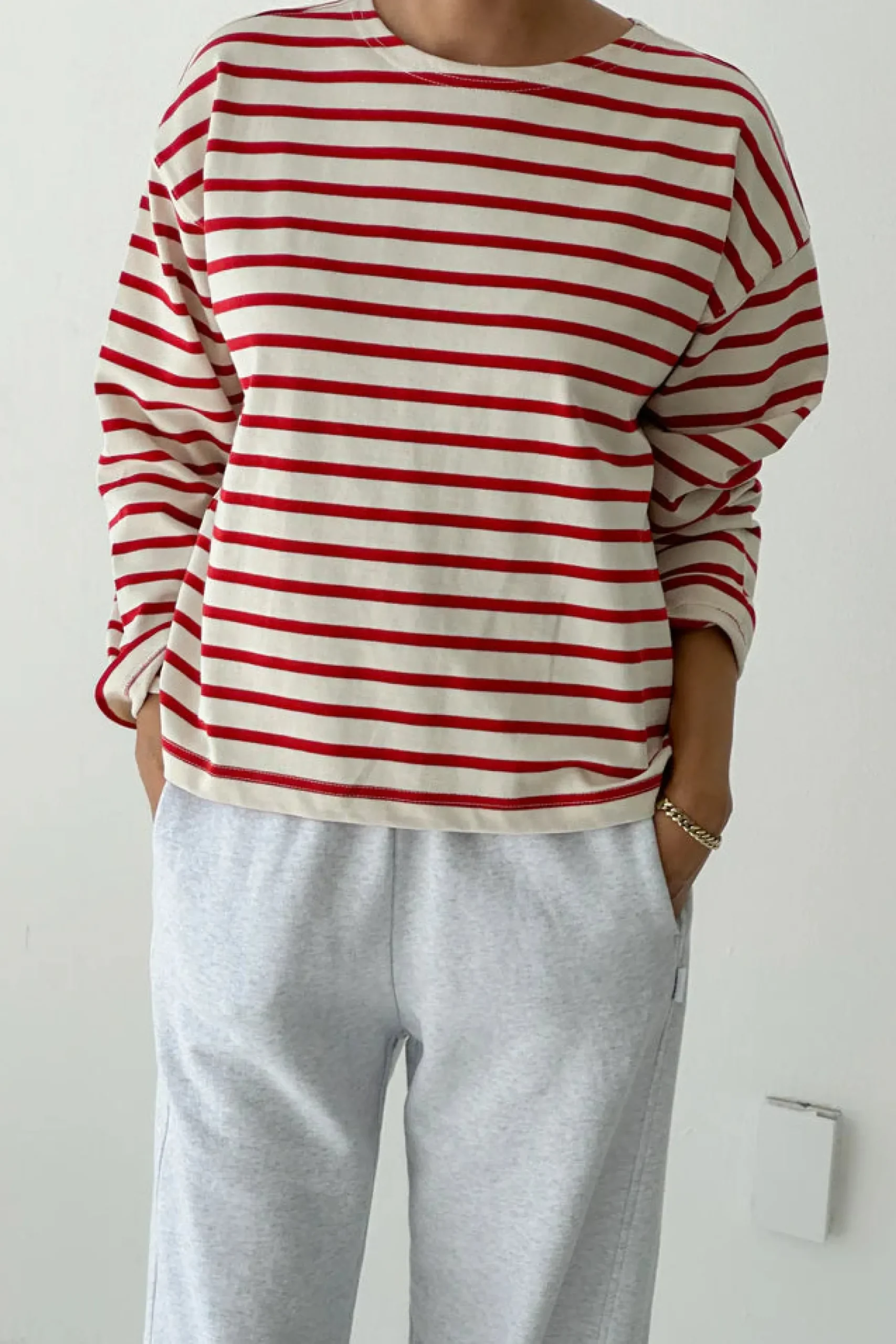 Sailor Top (Red Stripe)