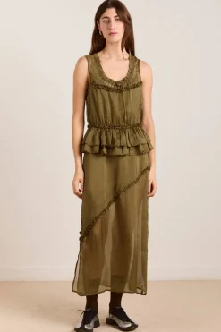 Sasha Cami (Sheer Olive)