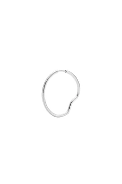 Silver Copenhagen 25 Hoop (Single)