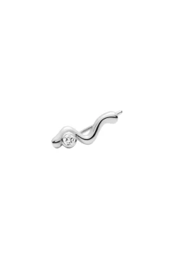 Silver Nora Crawler Earring