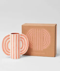 Small Butterfly Vase (Pink)