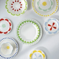 Small Folk Plates (Set of 4)