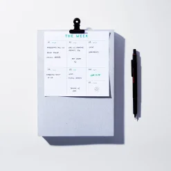 Small Weekly Desk Planner Notepad