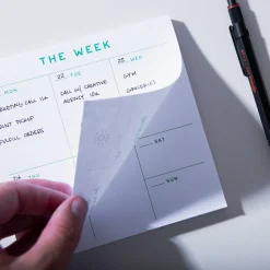 Small Weekly Desk Planner Notepad