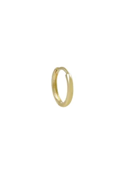 Solid Gold Huggie Hoop (Single)