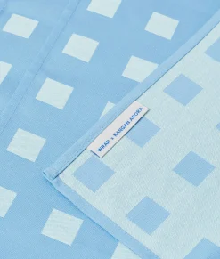 Squares Napkin Set (Blue/Soft Aqua)