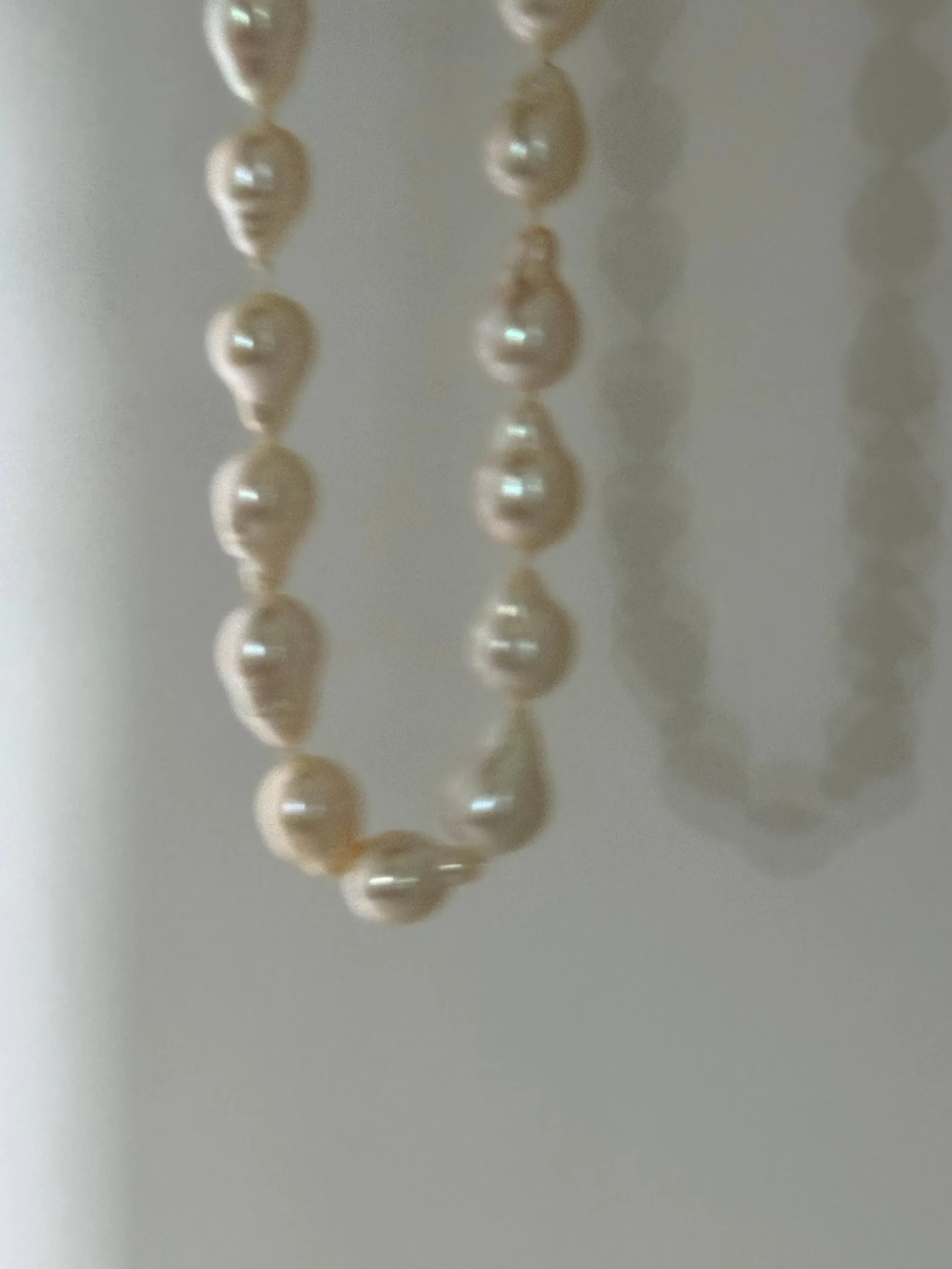 Teardrop Pearl Necklace