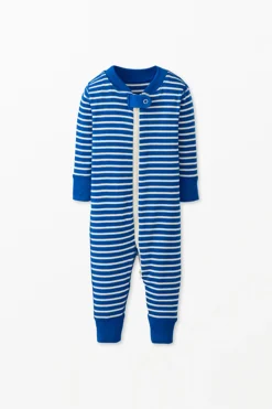 2-Way Striped Zip Sleeper (Baltic Blue)